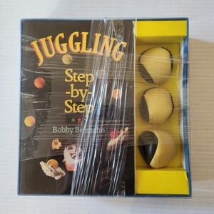 Juggling Step by Step Book & Gift Set Sealed 3 Balls Complete Kit